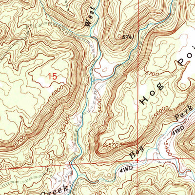 United States Geological Survey Atkinson Creek, CO (1994, 24000-Scale) digital map