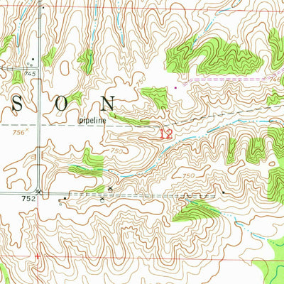 United States Geological Survey Atkinson, IL (1953, 24000-Scale) digital map