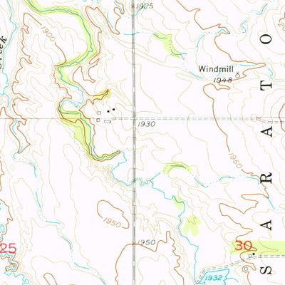 United States Geological Survey Atkinson NW, NE (1954, 24000-Scale) digital map