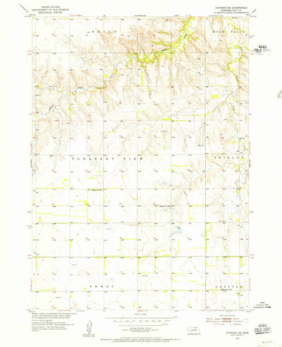 United States Geological Survey Atkinson SE, NE (1954, 24000-Scale) digital map