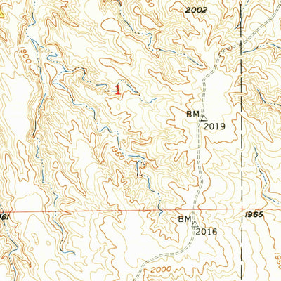 United States Geological Survey Atkinson SE, NE (1954, 24000-Scale) digital map