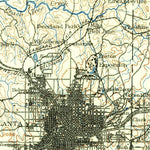 United States Geological Survey Atlanta, GA (1888, 125000-Scale) digital map