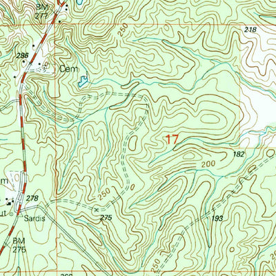 United States Geological Survey Atlanta, LA (2003, 24000-Scale) digital map