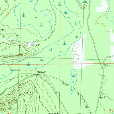 United States Geological Survey Atlanta, MI (1986, 24000-Scale) digital map