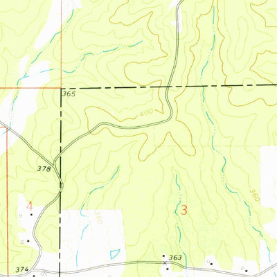 United States Geological Survey Atlanta, MS (1972, 24000-Scale) digital map