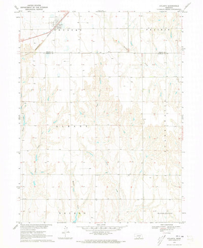 United States Geological Survey Atlanta, NE (1970, 24000-Scale) digital map