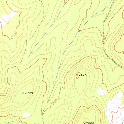 United States Geological Survey Atlanta, NV (1973, 24000-Scale) digital map