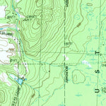 United States Geological Survey Atlanta SE, MI (1986, 24000-Scale) digital map
