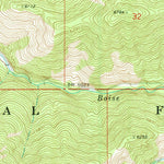 United States Geological Survey Atlanta West, ID (1972, 24000-Scale) digital map