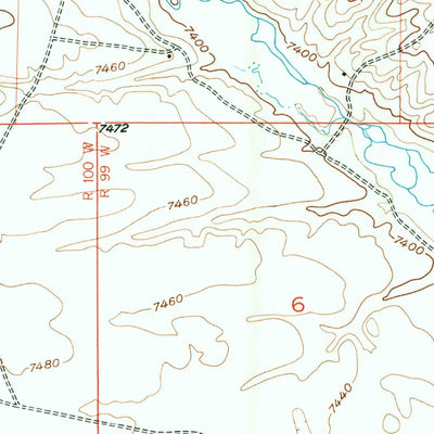 United States Geological Survey Atlantic City, WY (1953, 24000-Scale) digital map