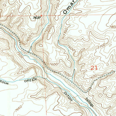 United States Geological Survey Atlantic City, WY (1953, 24000-Scale) digital map