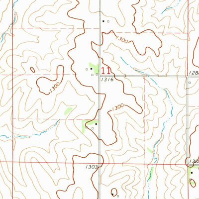 United States Geological Survey Atlantic SW, IA (1971, 24000-Scale) digital map