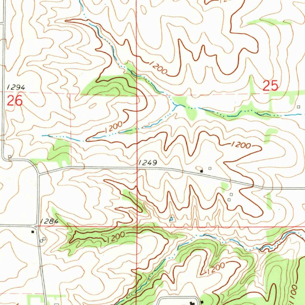 Atlantic SW, IA (1971, 24000-Scale) Map by United States Geological ...