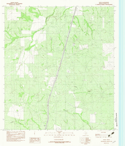 United States Geological Survey Atlee, TX (1982, 24000-Scale) digital map