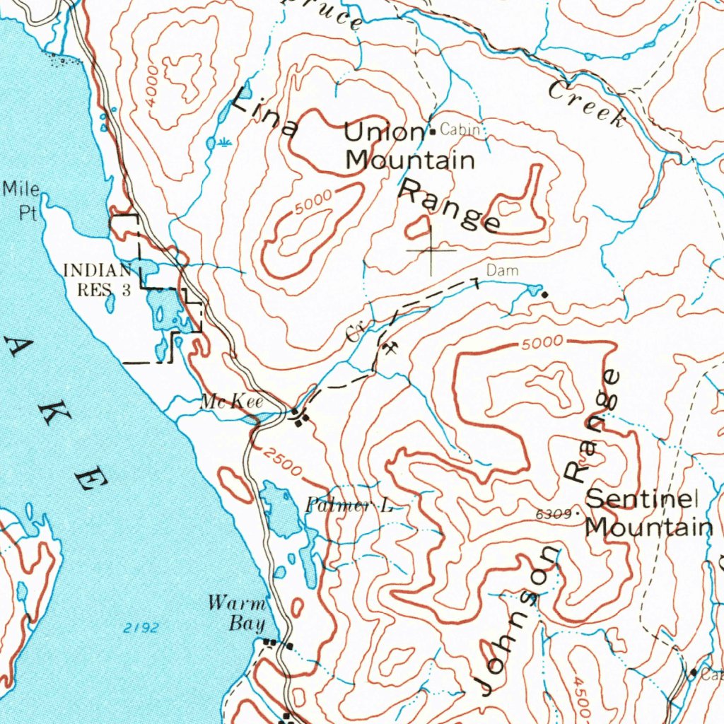 Atlin, AK (1960, 250000-Scale) Map by United States Geological Survey ...