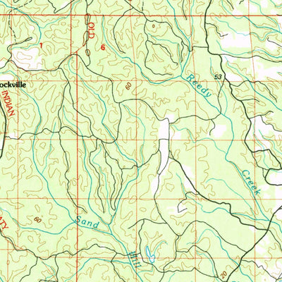 United States Geological Survey Atmore, AL (1986, 100000-Scale) digital map