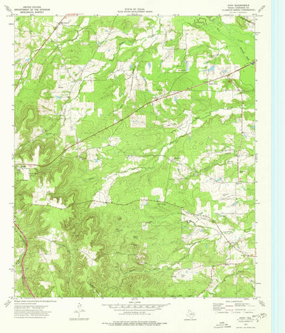 United States Geological Survey Atoy, TX (1973, 24000-Scale) digital map