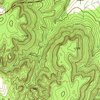 United States Geological Survey Atoy, TX (1973, 24000-Scale) digital map