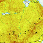 United States Geological Survey Attean, ME (1925, 62500-Scale) digital map
