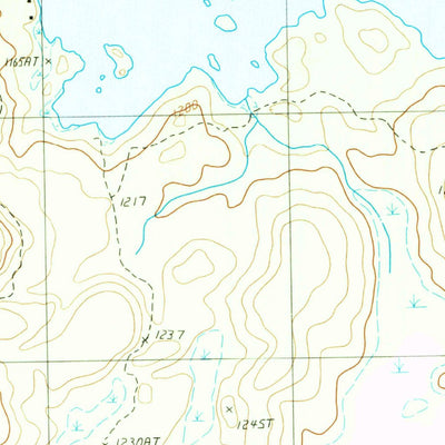 United States Geological Survey Attean Pond, ME (1989, 24000-Scale) digital map
