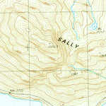 United States Geological Survey Attean Pond, ME (1989, 24000-Scale) digital map