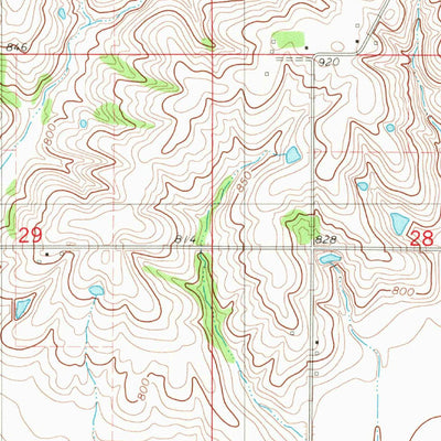 United States Geological Survey Attica, IA (1982, 24000-Scale) digital map