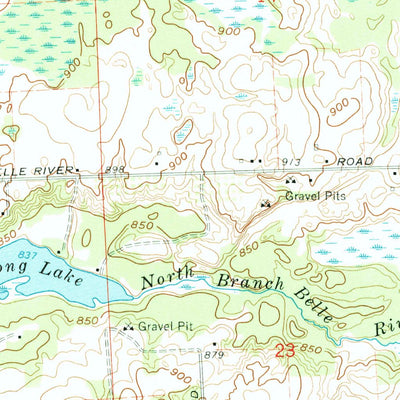 United States Geological Survey Attica, MI (1963, 24000-Scale) digital map