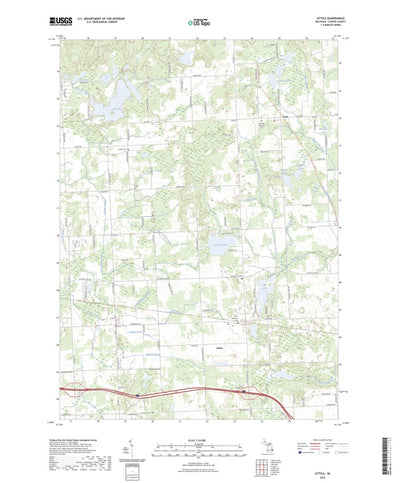 United States Geological Survey Attica, MI (2023, 24000-Scale) digital map