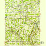 United States Geological Survey Attica, NY (1949, 62500-Scale) digital map