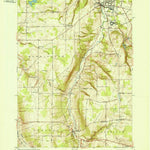 United States Geological Survey Attica, NY (1951, 24000-Scale) digital map