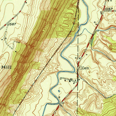 United States Geological Survey Attica, NY (1951, 24000-Scale) digital map