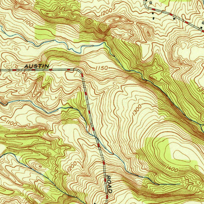 United States Geological Survey Attica, NY (1951, 24000-Scale) digital map