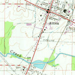 United States Geological Survey Attica, OH (1960, 24000-Scale) digital map