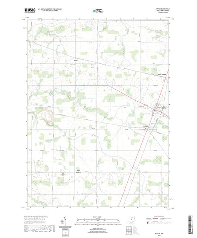 United States Geological Survey Attica, OH (2023, 24000-Scale) digital map