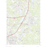 United States Geological Survey Attleboro, MA (2021, 24000-Scale) digital map
