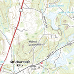 United States Geological Survey Attleboro, MA (2021, 24000-Scale) digital map