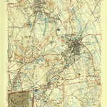 United States Geological Survey Attleboro, MA-RI (1943, 31680-Scale) digital map