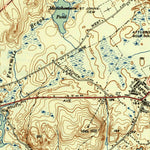 United States Geological Survey Attleboro, MA-RI (1943, 31680-Scale) digital map