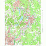 United States Geological Survey Attleboro, MA-RI (1964, 24000-Scale) digital map