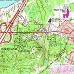 United States Geological Survey Attleboro, MA-RI (1964, 24000-Scale) digital map