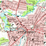 United States Geological Survey Attleboro, MA-RI (1964, 25000-Scale) digital map