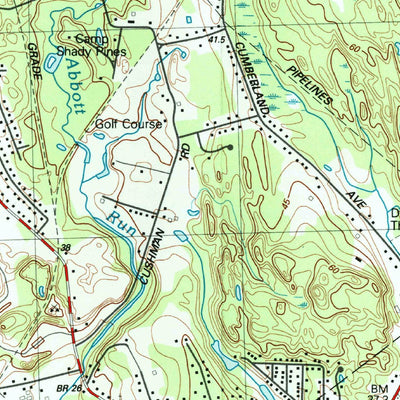 United States Geological Survey Attleboro, MA-RI (1987, 25000-Scale) digital map