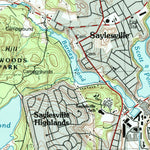 United States Geological Survey Attleboro, MA-RI (1987, 25000-Scale) digital map