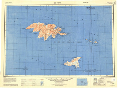 United States Geological Survey Attu, AK (1952, 250000-Scale) digital map