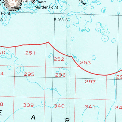 United States Geological Survey Attu, AK (1953, 250000-Scale) digital map