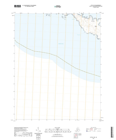 United States Geological Survey Attu B-1 NE, AK (2021, 25000-Scale) digital map