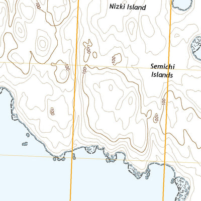 United States Geological Survey Attu B-1 NE, AK (2021, 25000-Scale) digital map