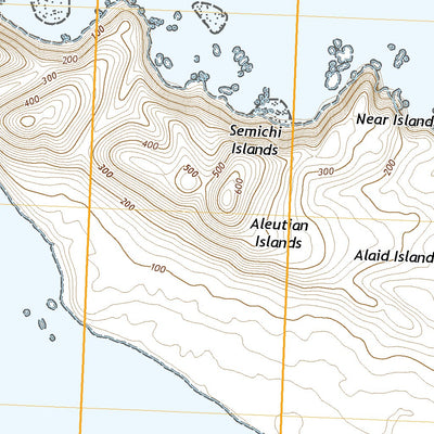 United States Geological Survey Attu C-1 SE, AK (2021, 25000-Scale) digital map