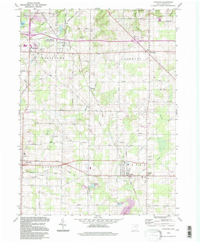 United States Geological Survey Atwater, OH (1994, 24000-Scale) digital map