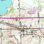 United States Geological Survey Atwood, IN (1959, 24000-Scale) digital map